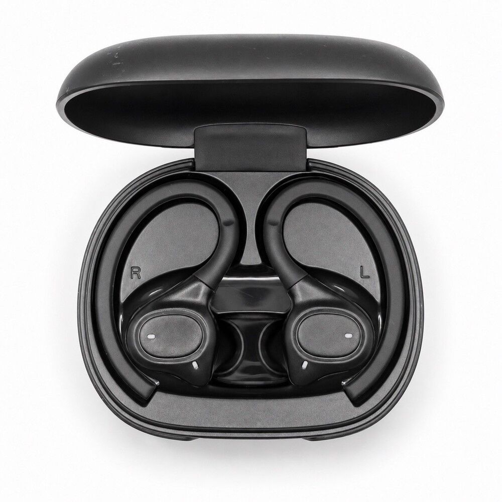 Mosonnytee MX BE Wireless Bluetooth Sport Earbuds Charging Case Black New